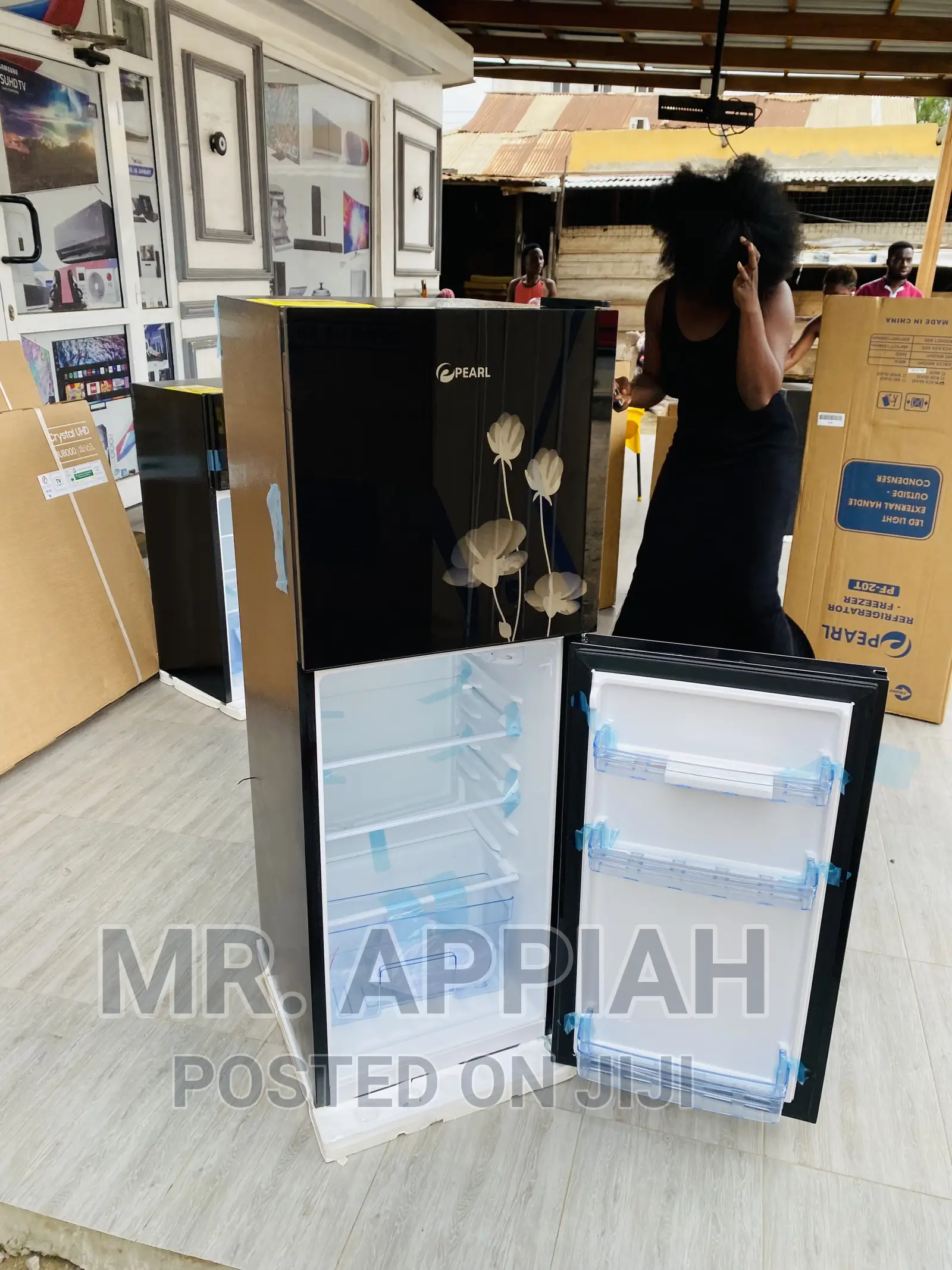 High Efficient Pearl Double Door Refrigerator(20T)Mirror, 