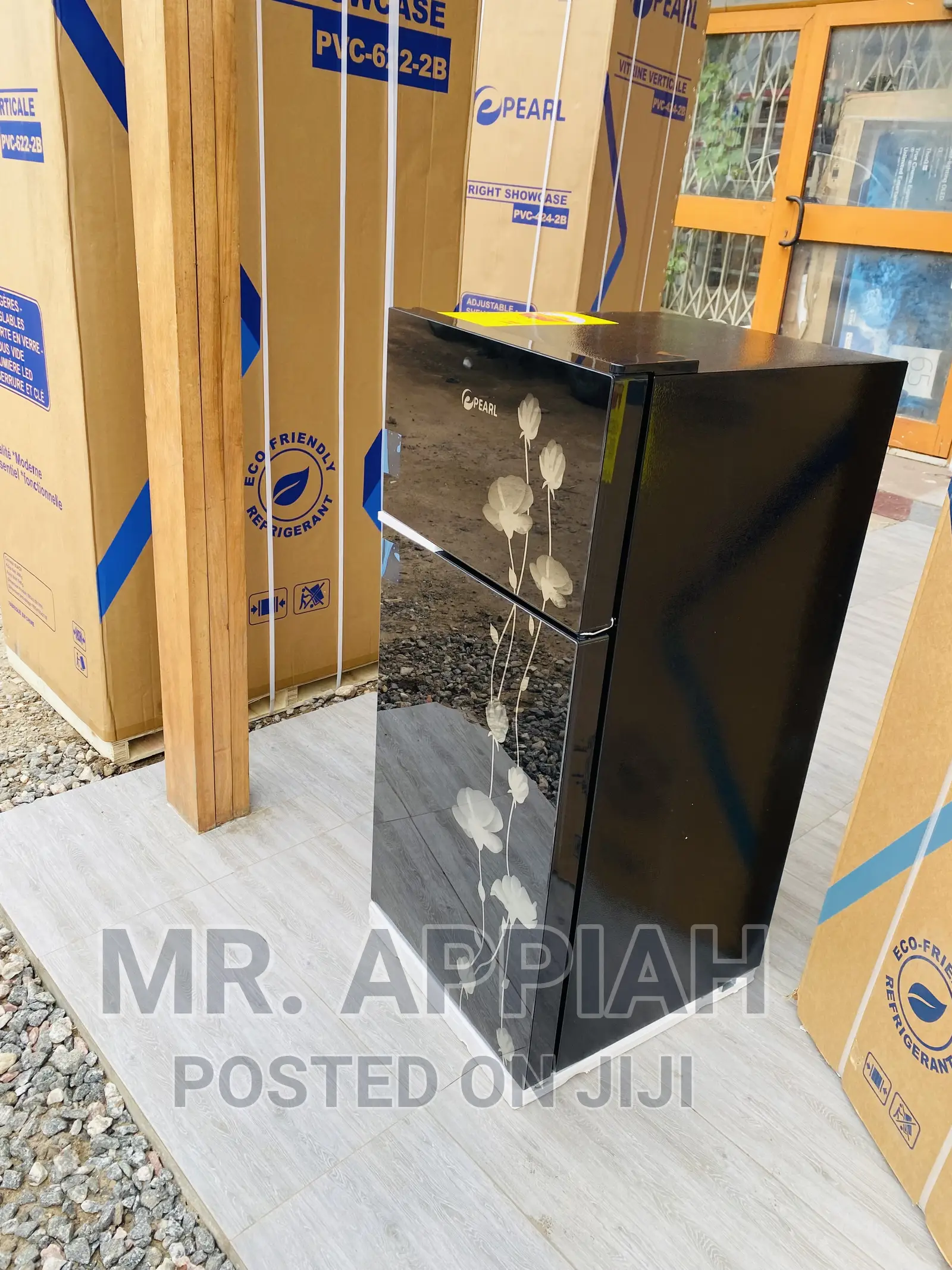 Quality Yet Affordable Pearl 16T Double Door Fridge(Black).