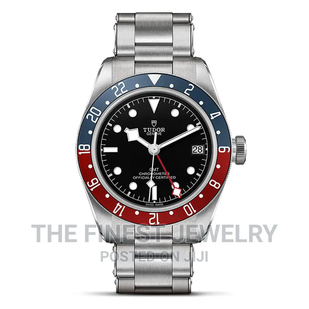 TUDOR Black Bay GMT Black Dial Steel Bracelet Men's Watch