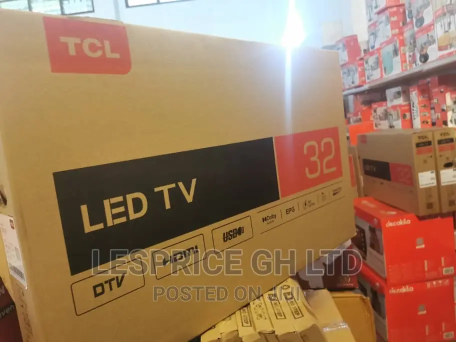 Unique//TCL 32” Digital Satellite FHD Tv