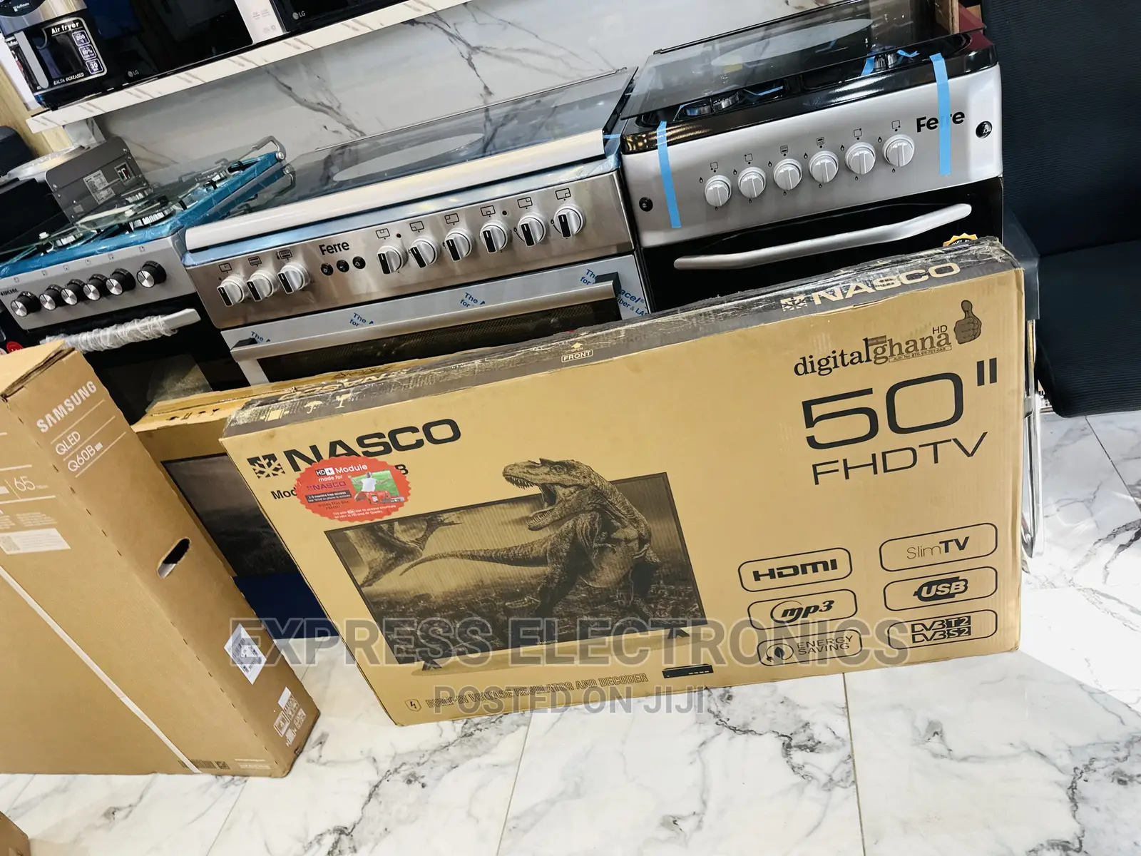 Get a Slim Sleek FHD Satellite Digital Nasco 50”