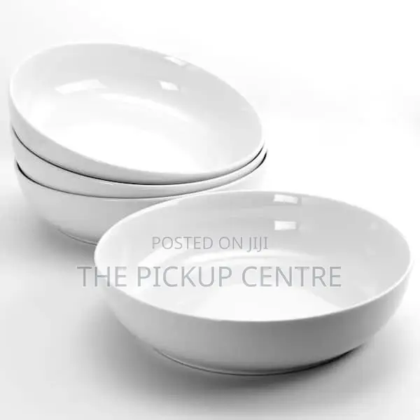Gibson Home 8-Piece Dinner Bowl Set, White
