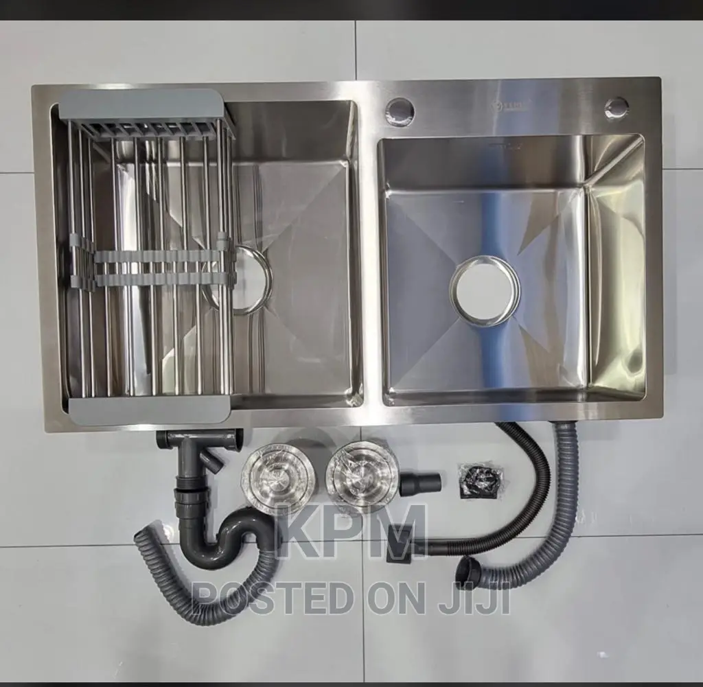 Armless Kitchen Sink Cabinet Double Bowl
