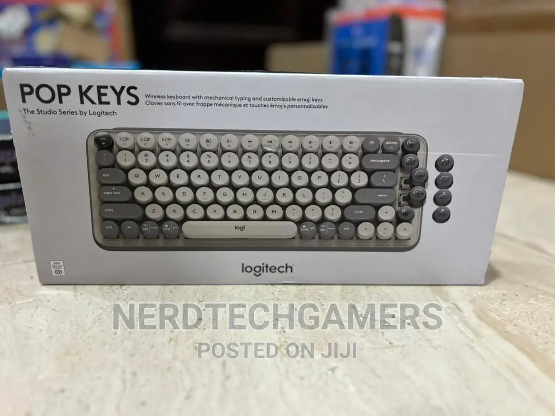 Logitech POP Keys Mechanical Wireless Keyboard With Customiz