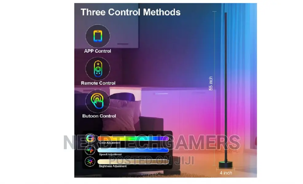 RGB+IC Floor Lamp, LED Smart Floor Lamp