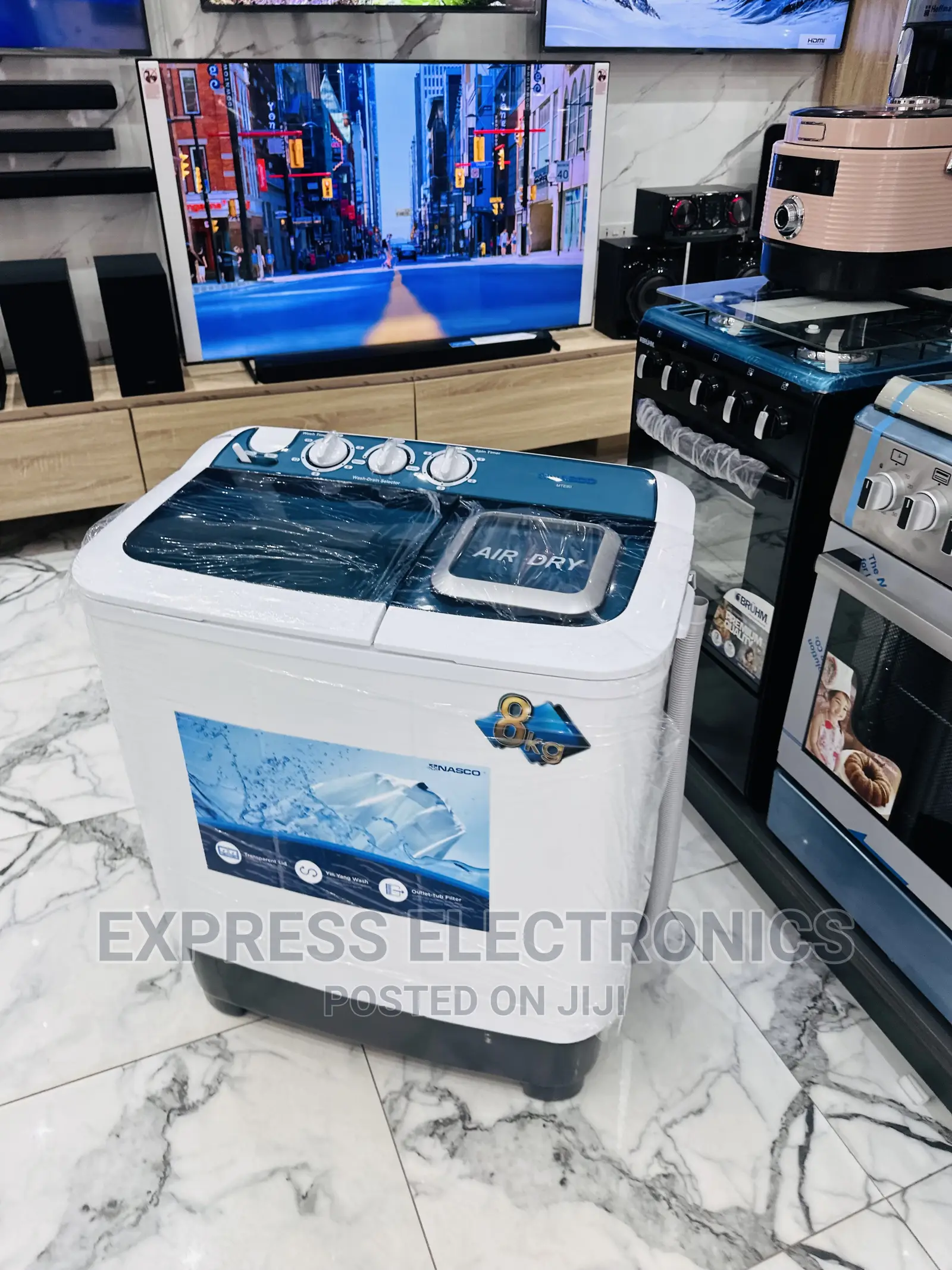 Powerful Filtration System Washing Machine Nasco 8kg