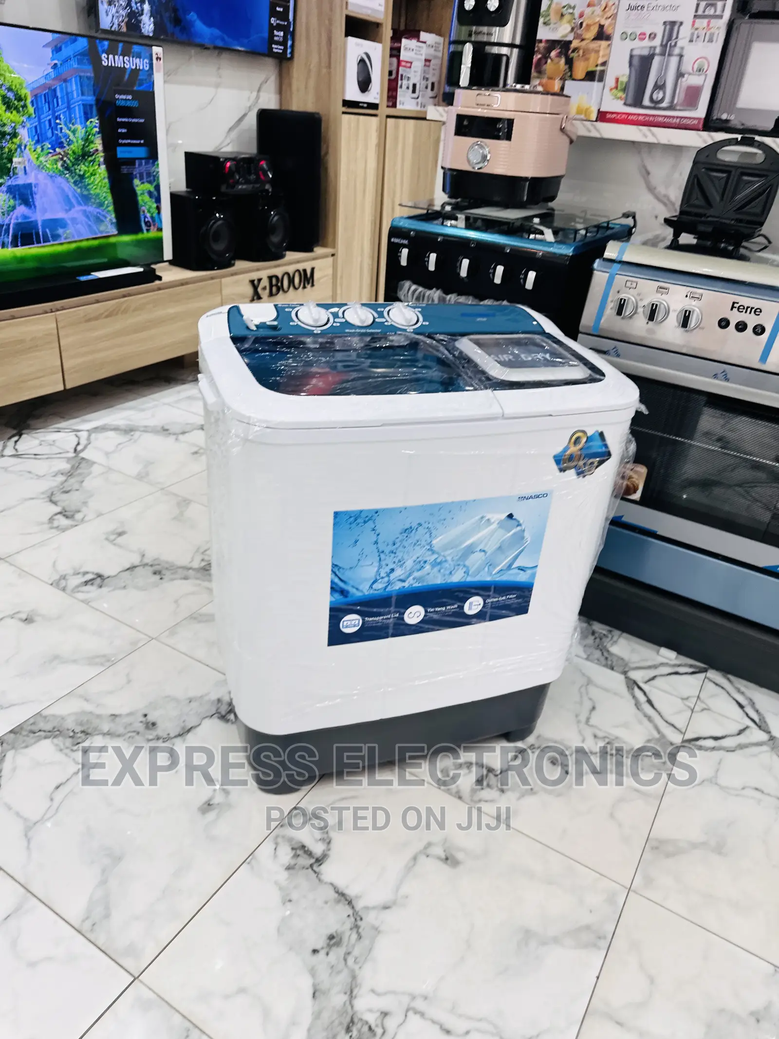 Amazing  Deal 8kg Topload Twintub Nasco WM