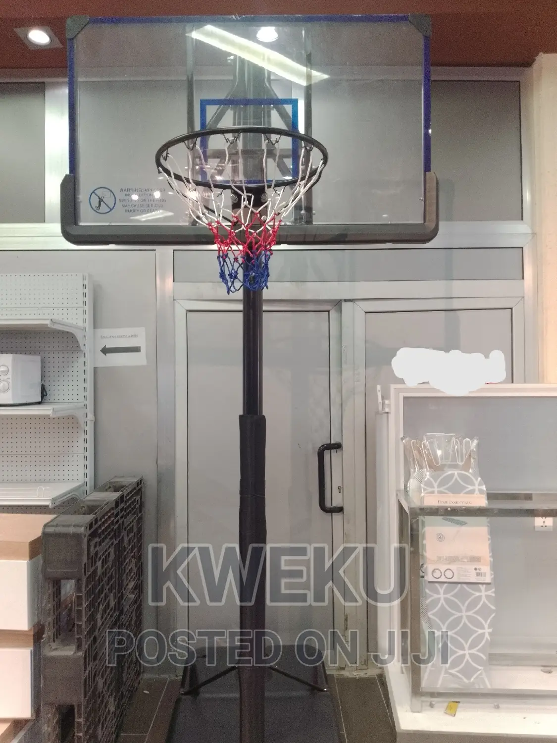 Basketball Stand With Fiber Glass Board