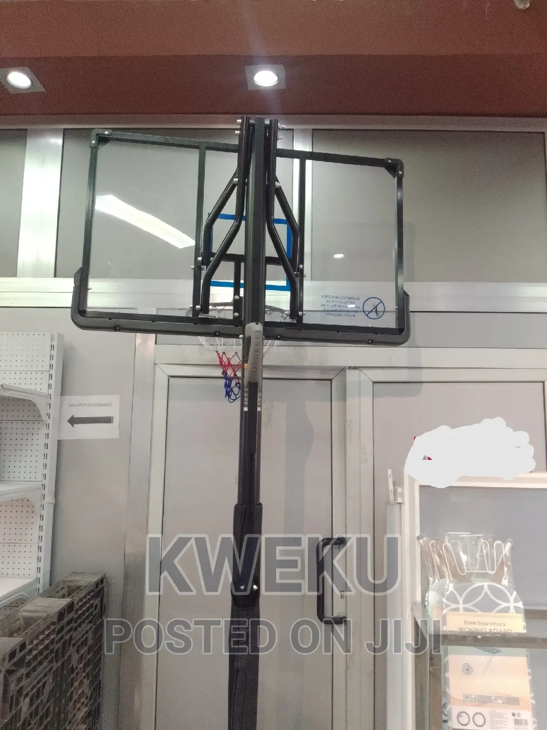Basketball Stand With Fiber Glass Board