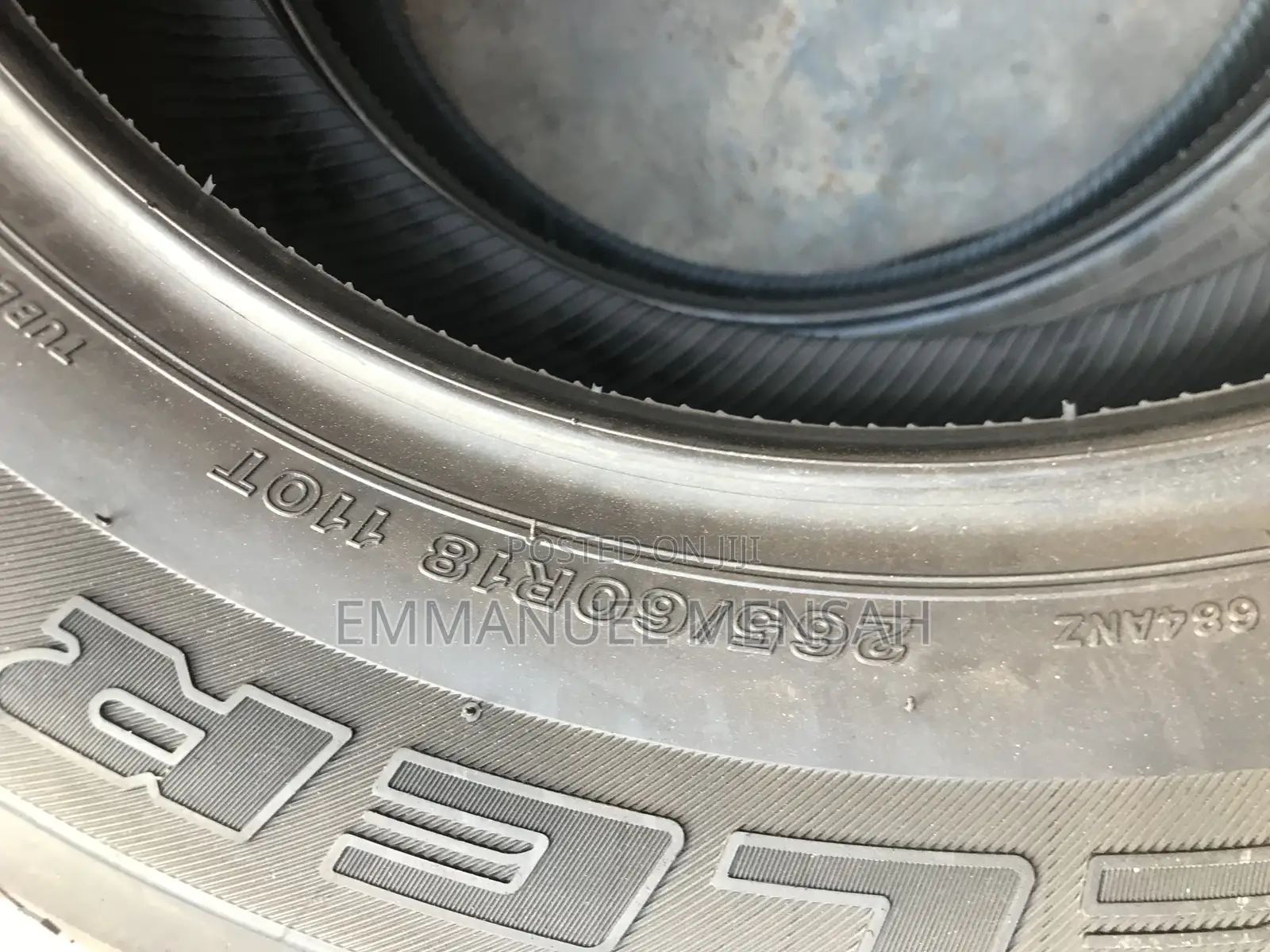 265/60r18 Brigdestone Tire