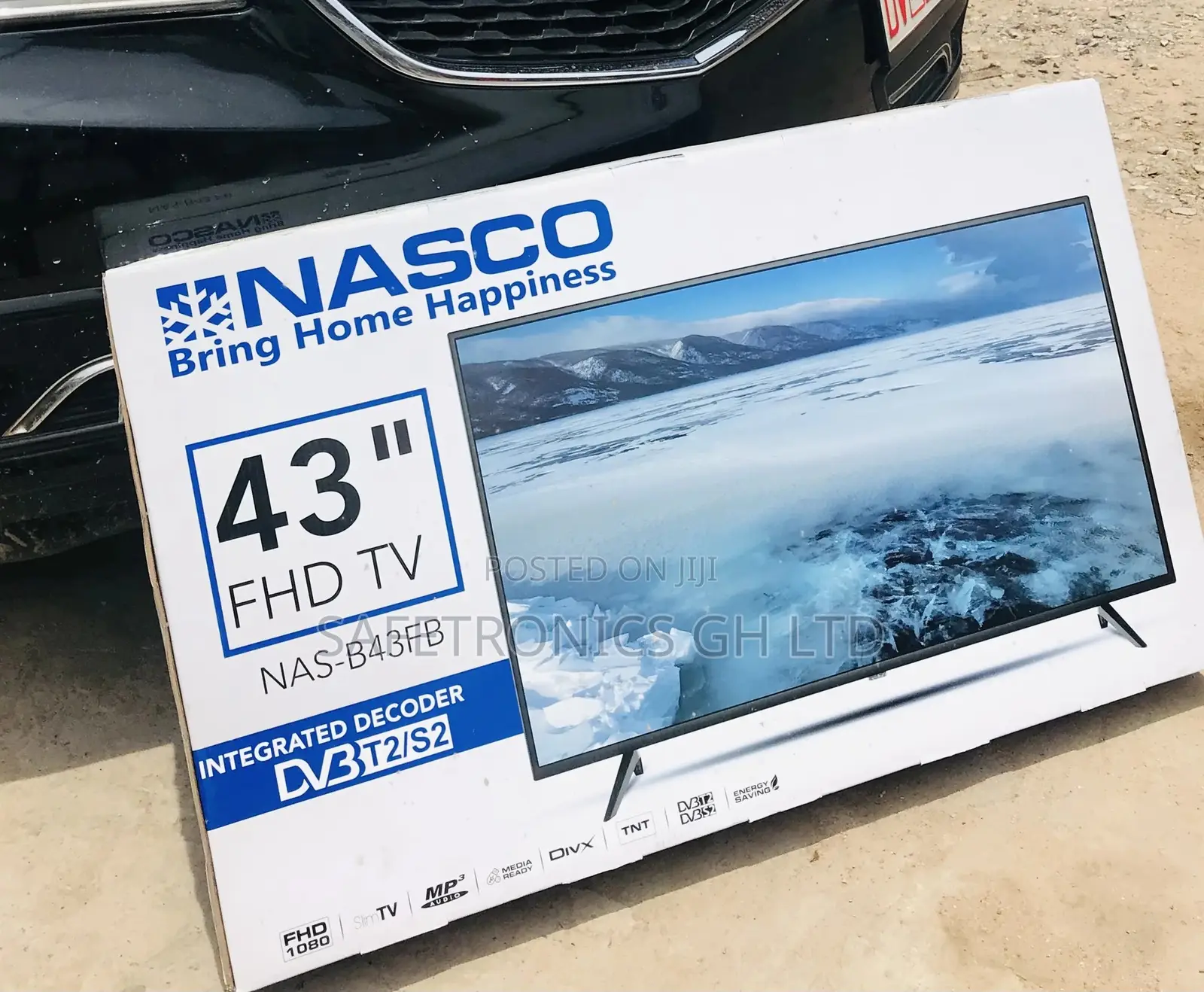 43 Inches Glossy LED Nasco Digital Satellite FHD Tv 