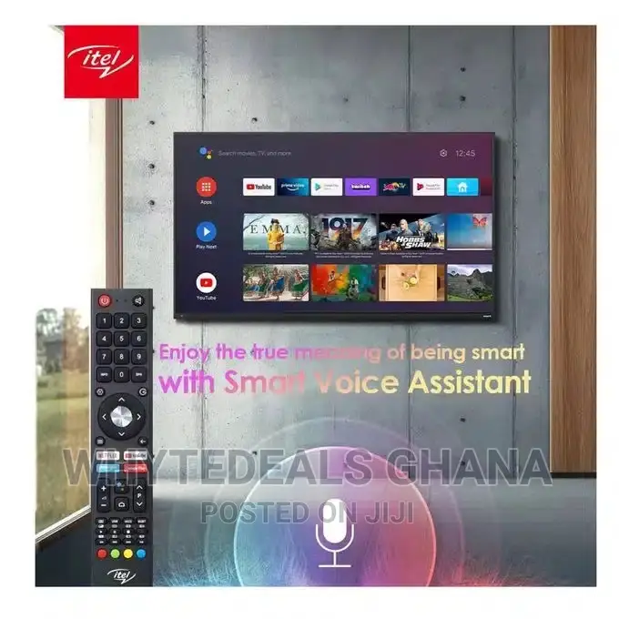 43” Itel Android Smart Frameless Bluetooth Voice-controlled