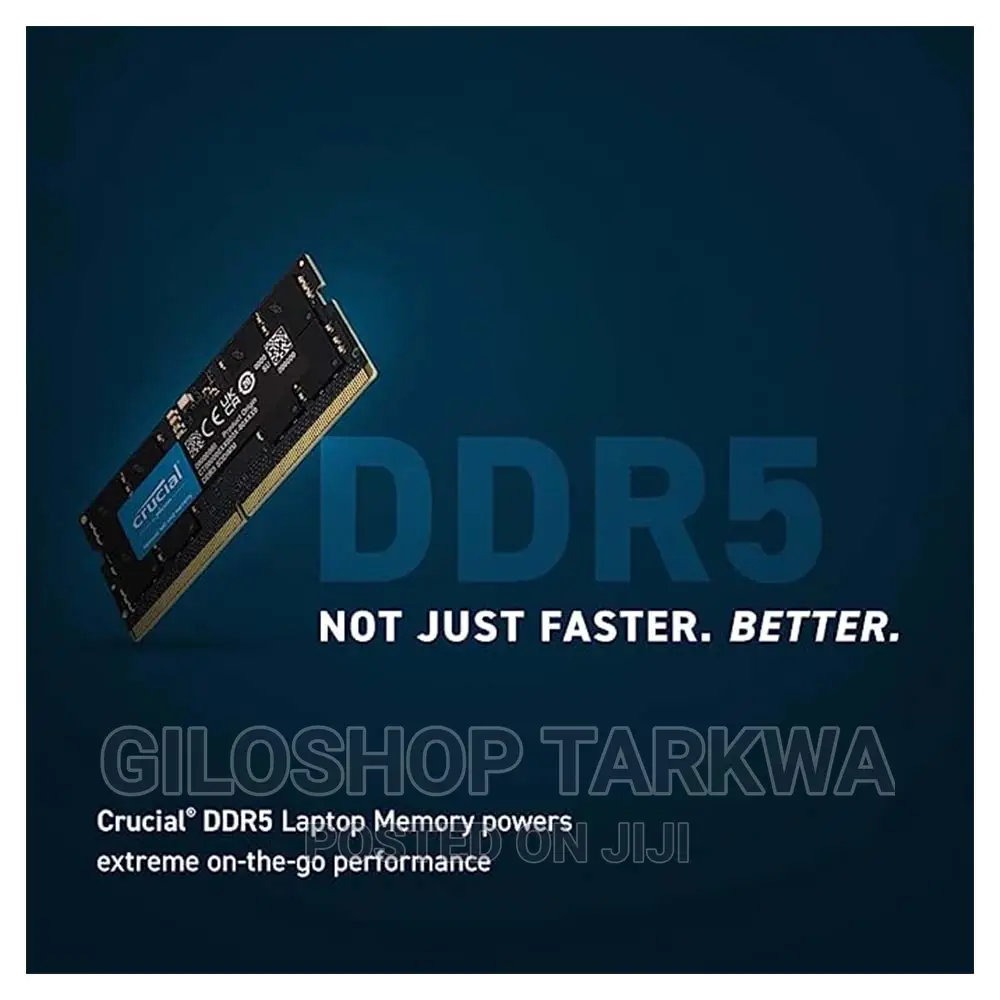 Crucial Ram 16gb Ddr5 4800mhz Cl40 Laptop Memory