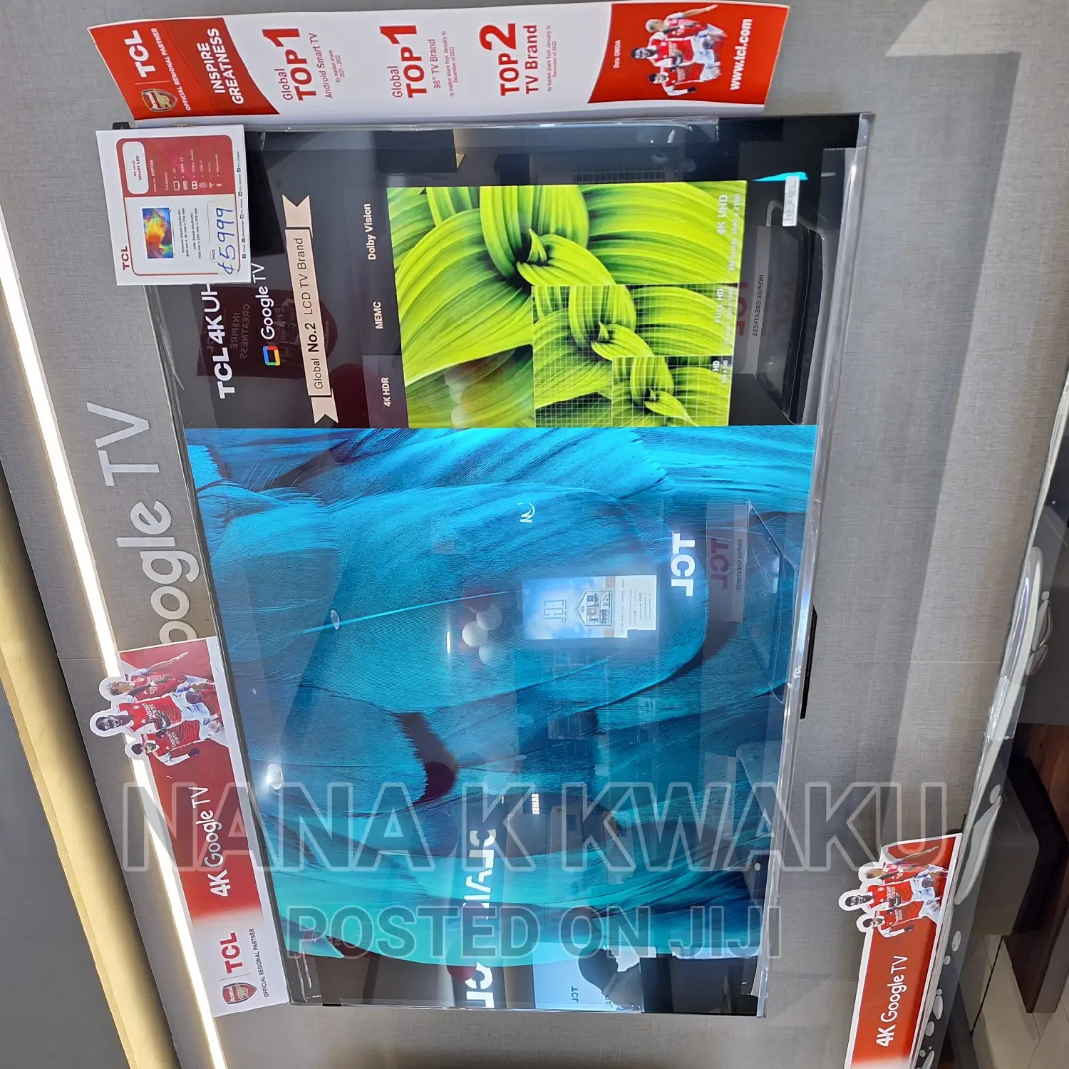 TCL 55inches Smart Uhd Digital TV