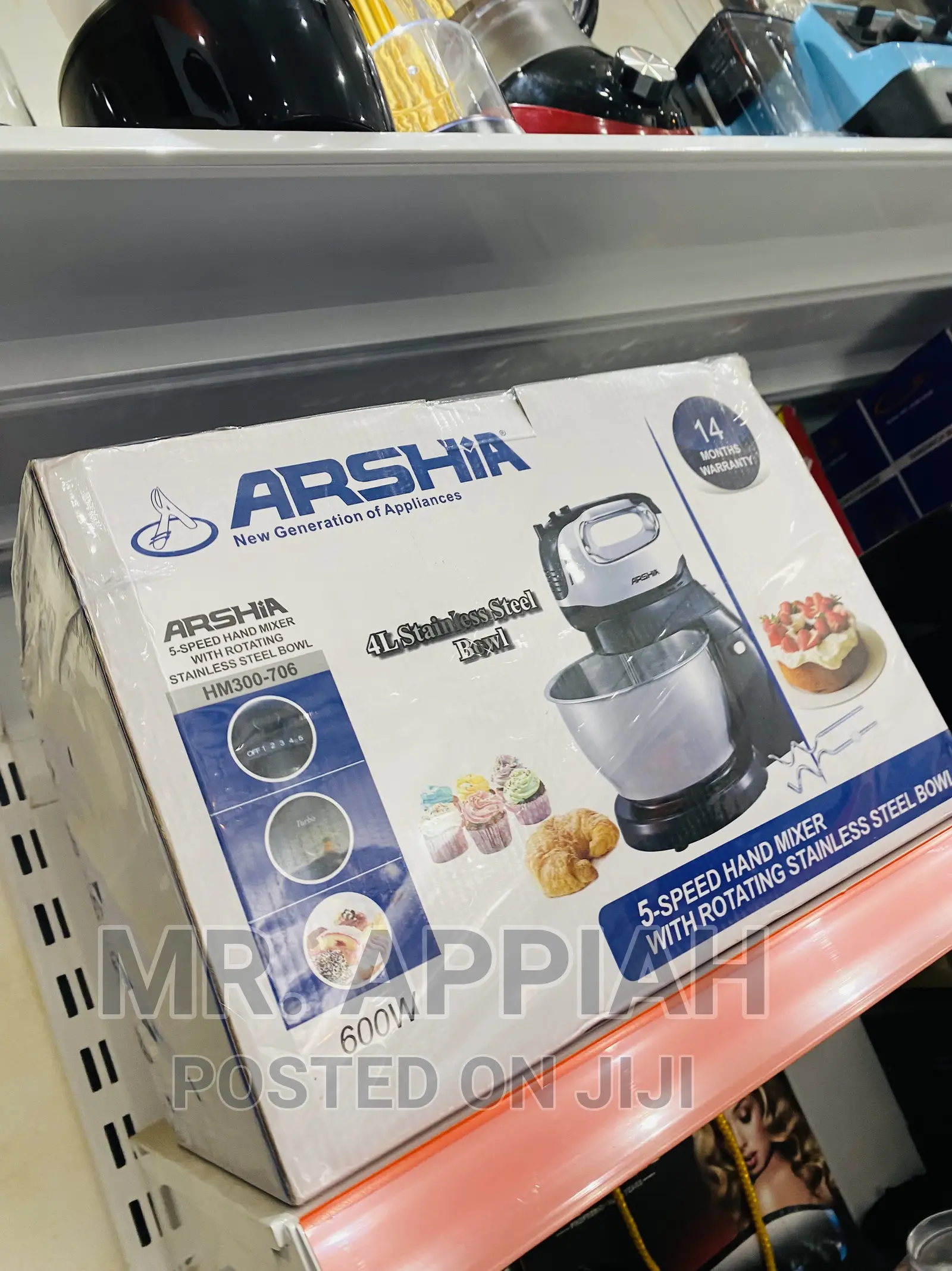Shop Authentic Arshia Electric Cake Mixer(600watt) 