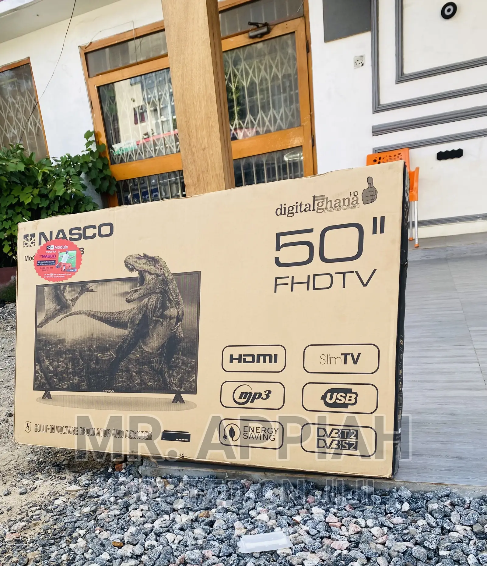 Energy Sufficient Nasco 50 Inch Satelite LED Tv(Black) 