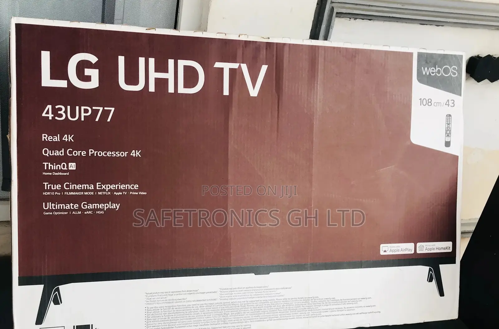 LED Glossy UHD Crystal Smart 43 Inches UP77 Tv