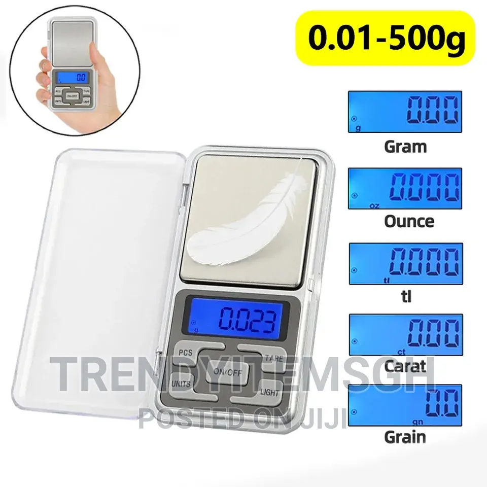 0.1g/500g Jewelry Scales Weight Diamond Pocket Scale