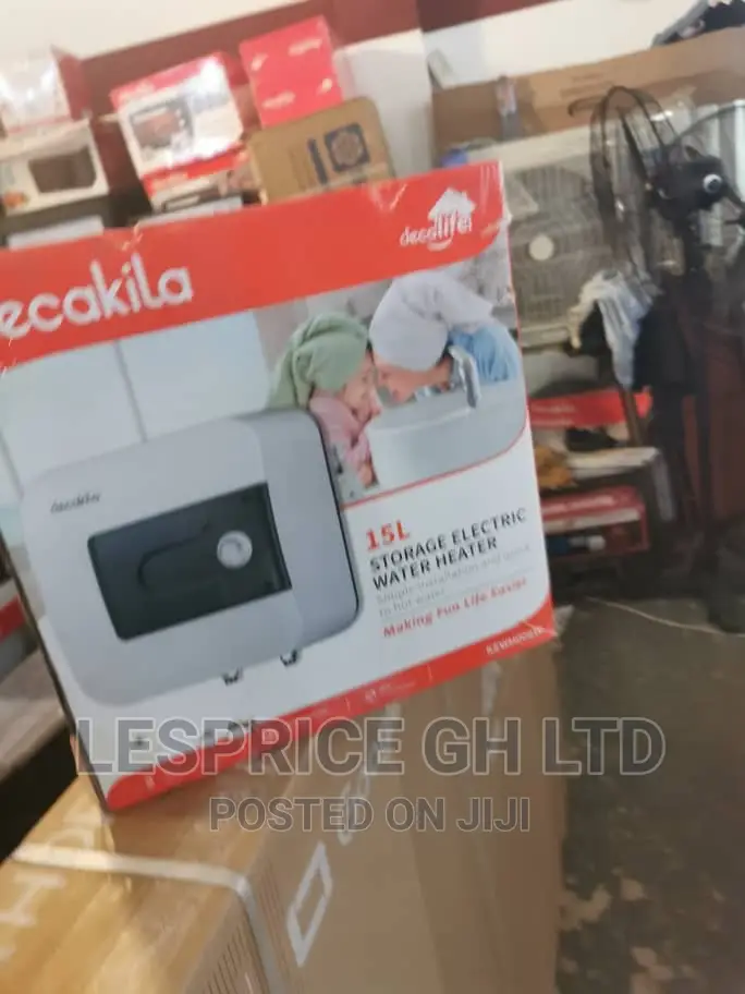 Decakila 15L Water Heater With Safety Valve