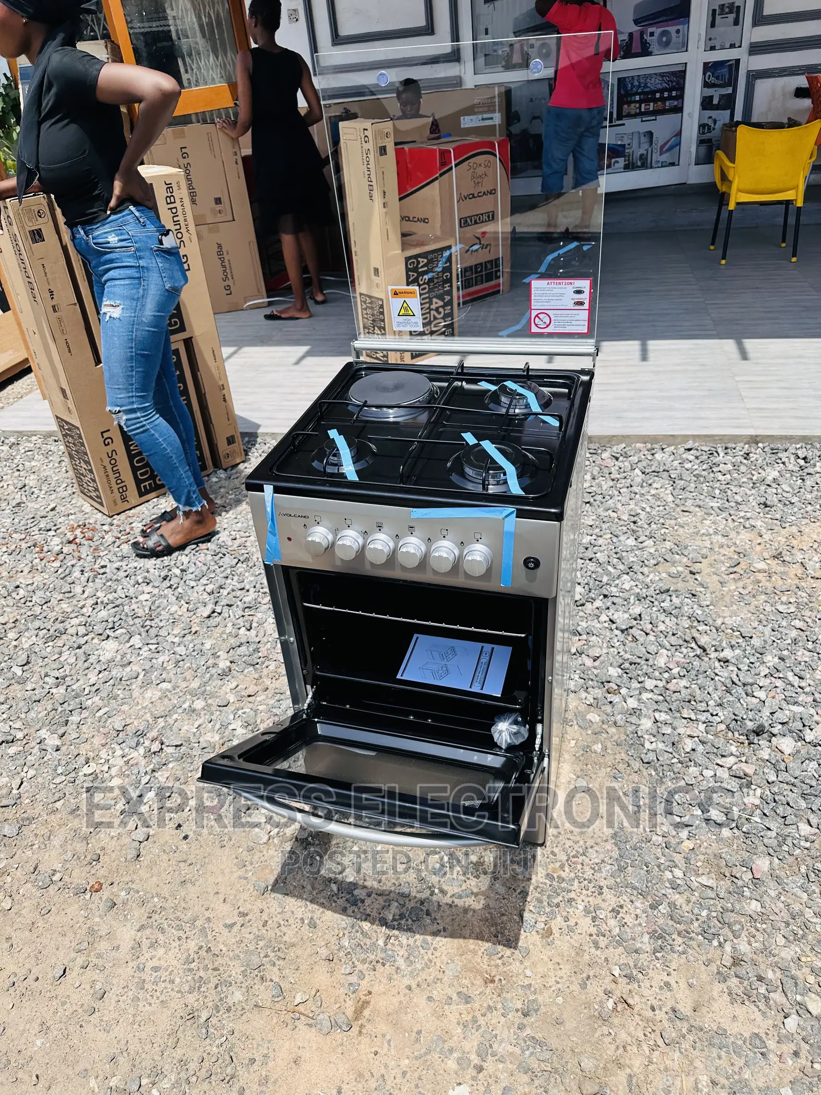 Best and Affordable Price Sliver Store 3+1 Cooker Oven
