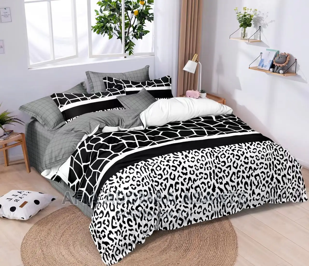 Elegant Design Super King Side Duvet-8 Pieces Set