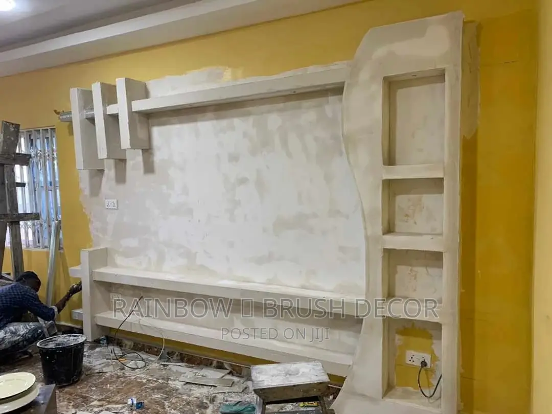 Plasterboard Ceiling Installation and P.O.P