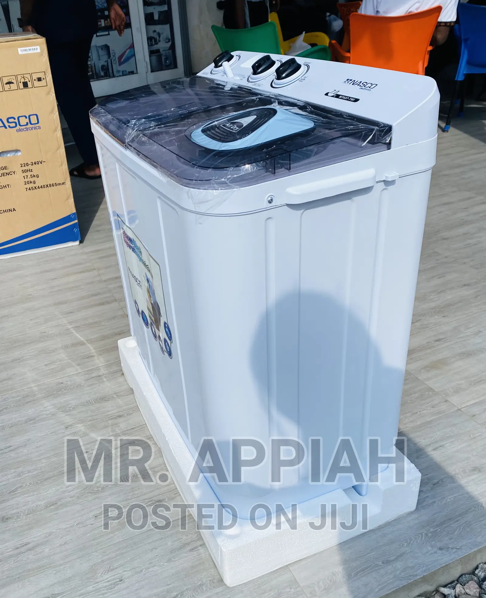 Shop Authentic Nasco7kg Washingmachine(White)Semi Automatic