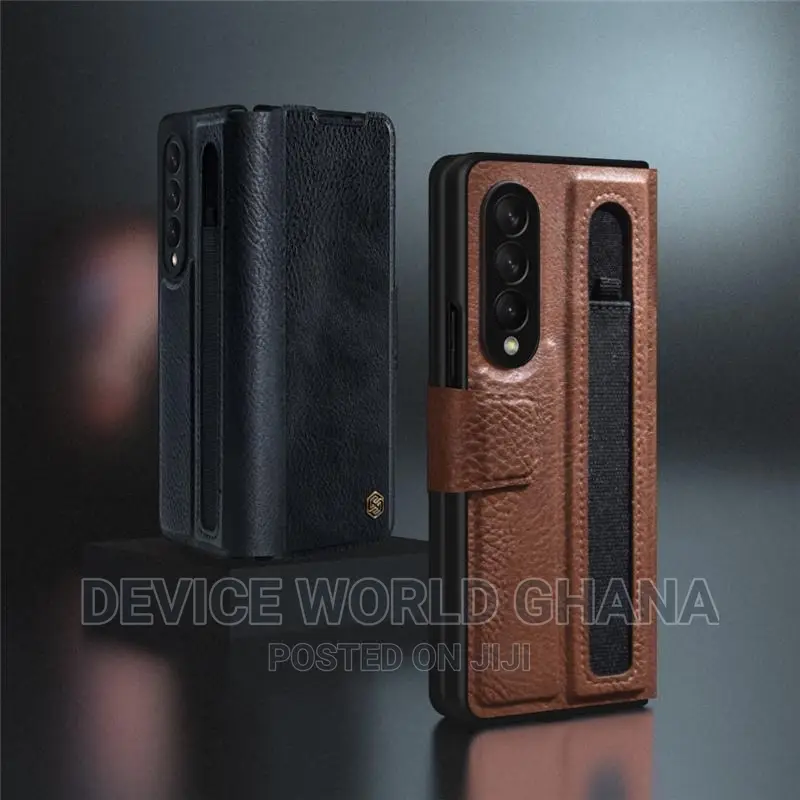 Nillkin Leather Flip Case for Samsung Z Fold 5 4 N 3