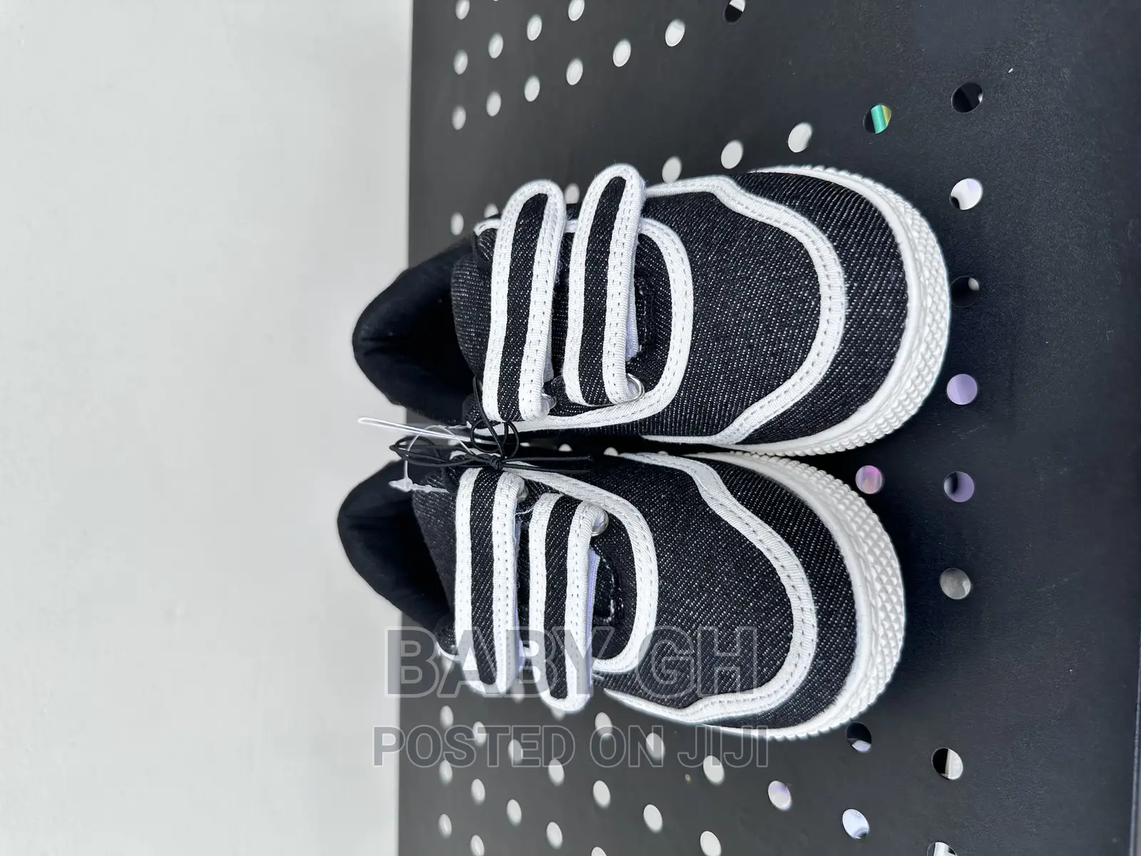 Black Denim Sneakers