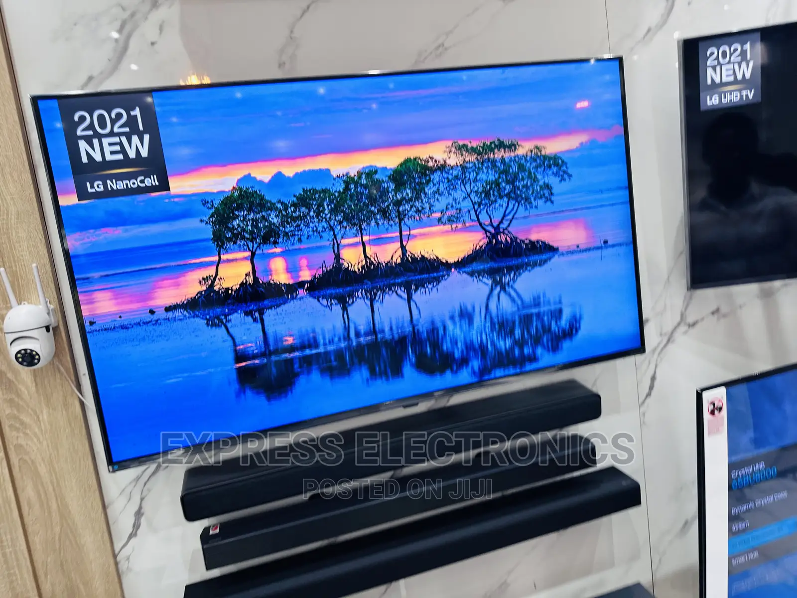 Lg UHD Smart 65”Nano756 Glossy Black Screen 