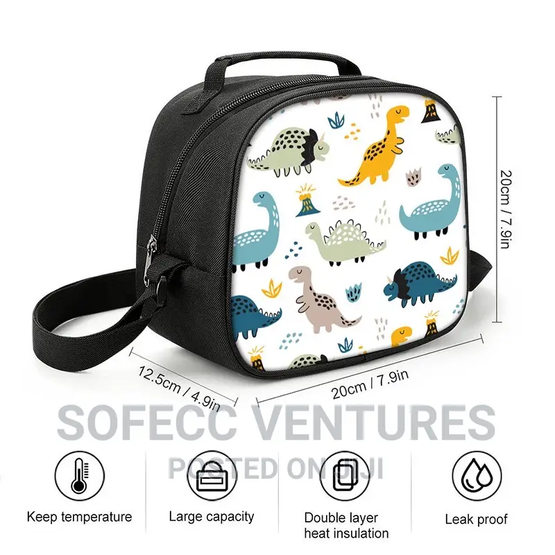 Double Layer Heat Insulated Lunch Bags