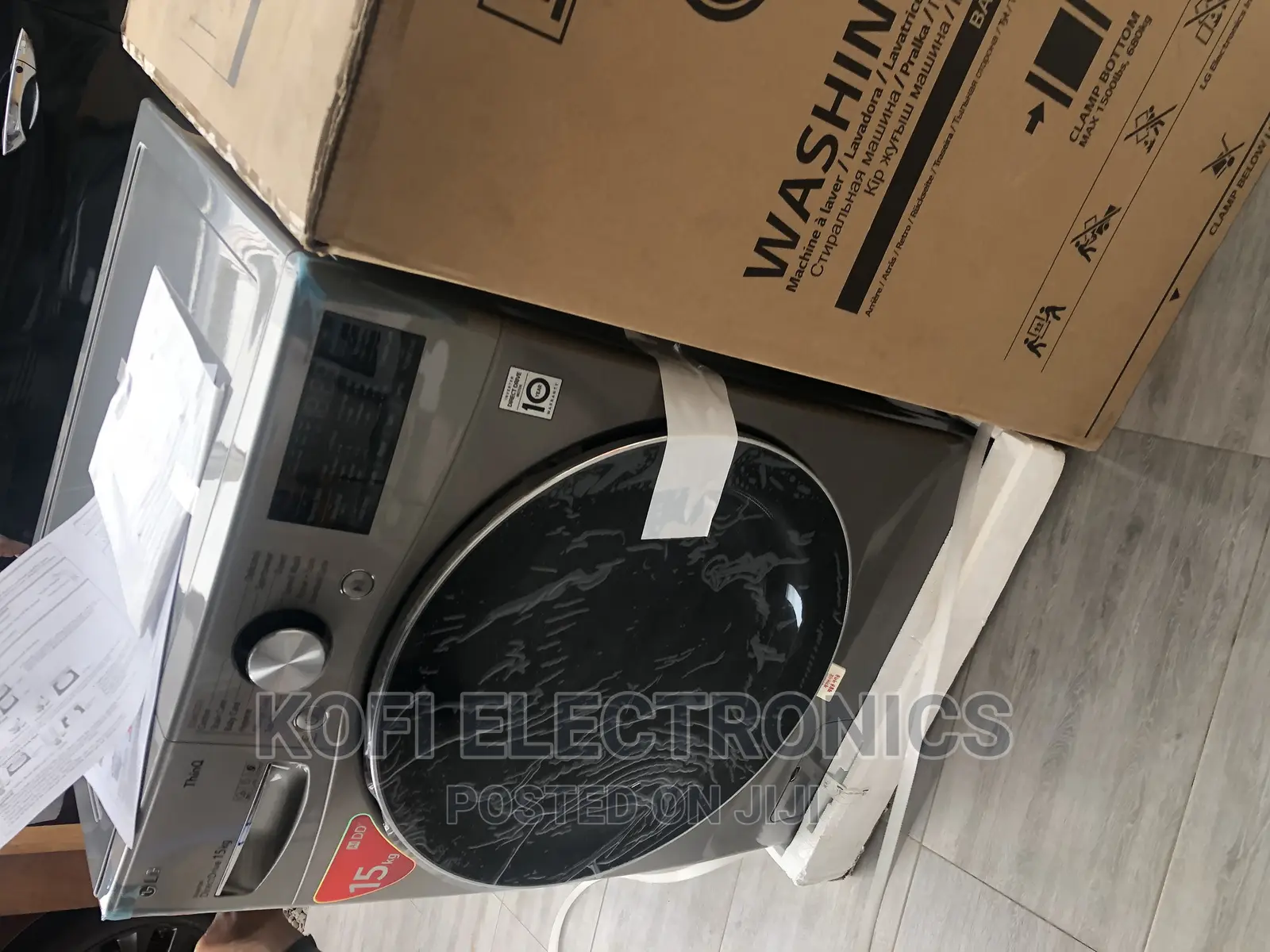 Unique LG F0L9DYP2S Front Load Washing Machine, 15KG