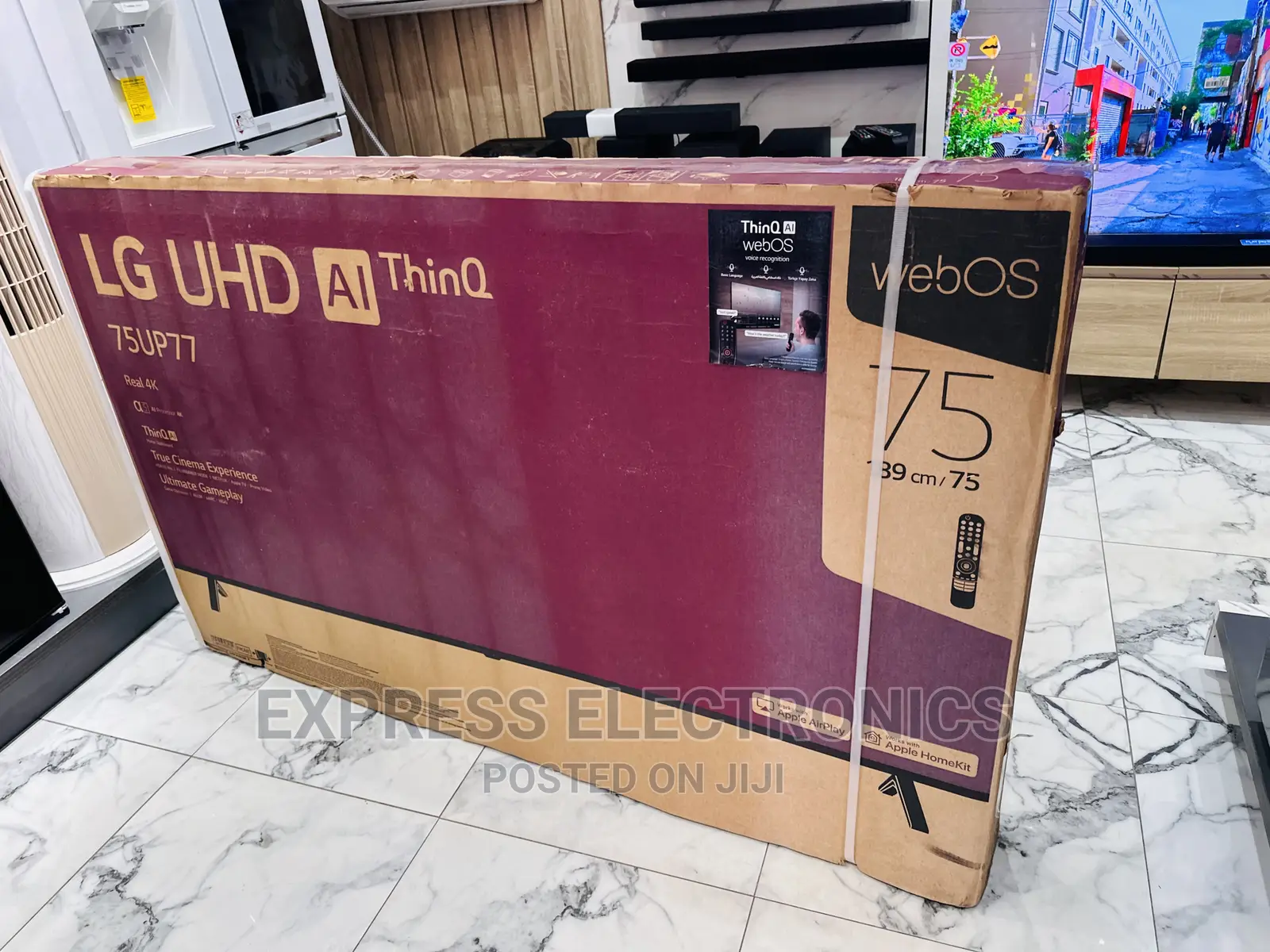 The Big Picture 75”UP7760 UHD Smart Lg Tv for a Deal