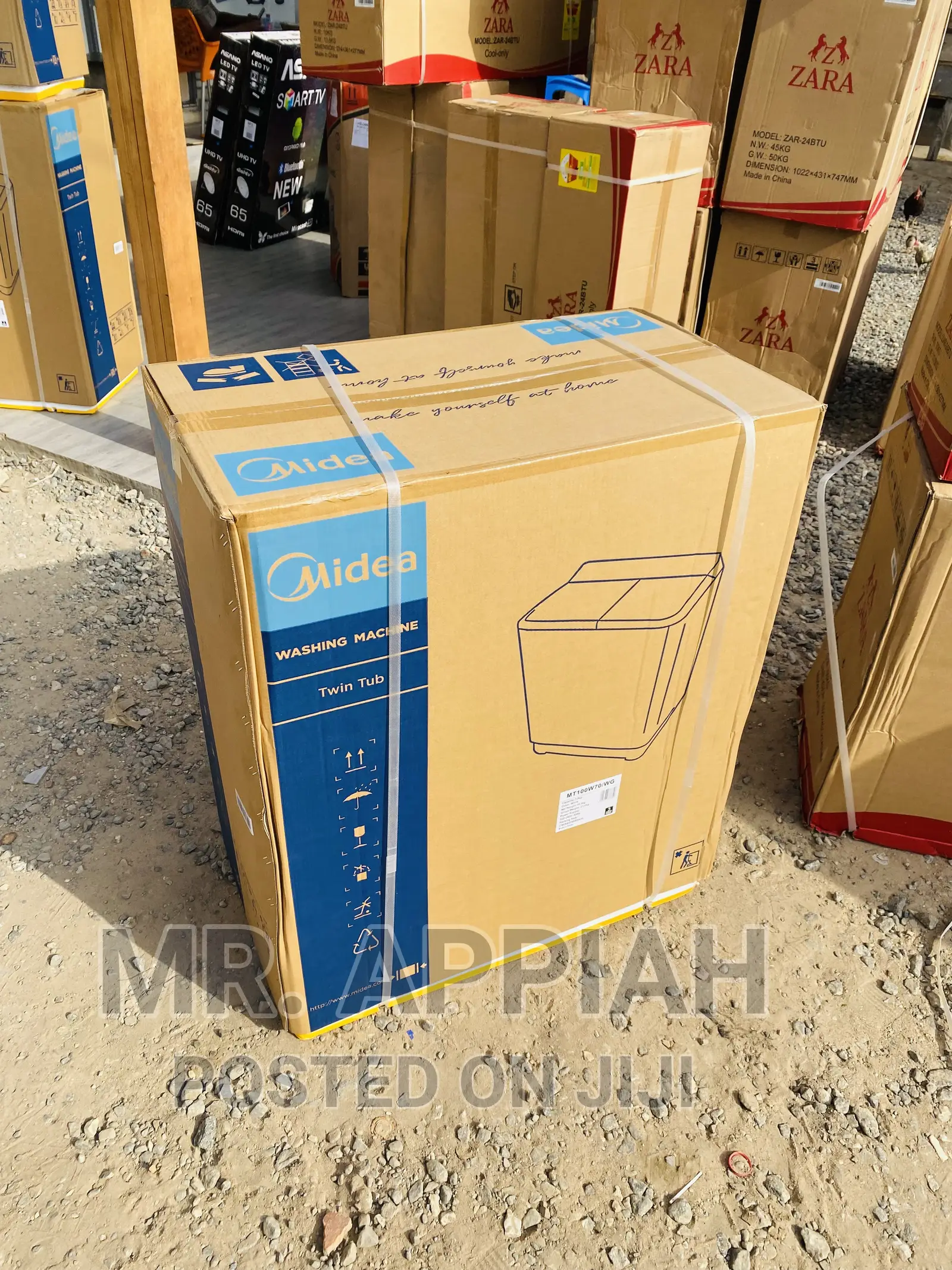 Shop Lovely Midea 7kg Top Load Washing Machine(White).