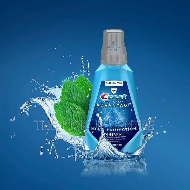 Crest Pro-Health Advantage Mouthwash,Alcohol Free Smoothmint
