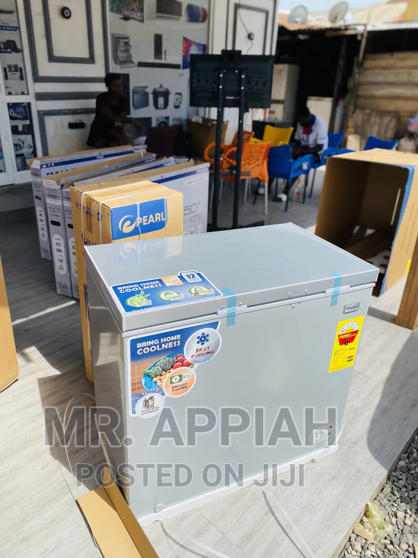 Durable and Affordable Nasco Single Door Chest Freezer.