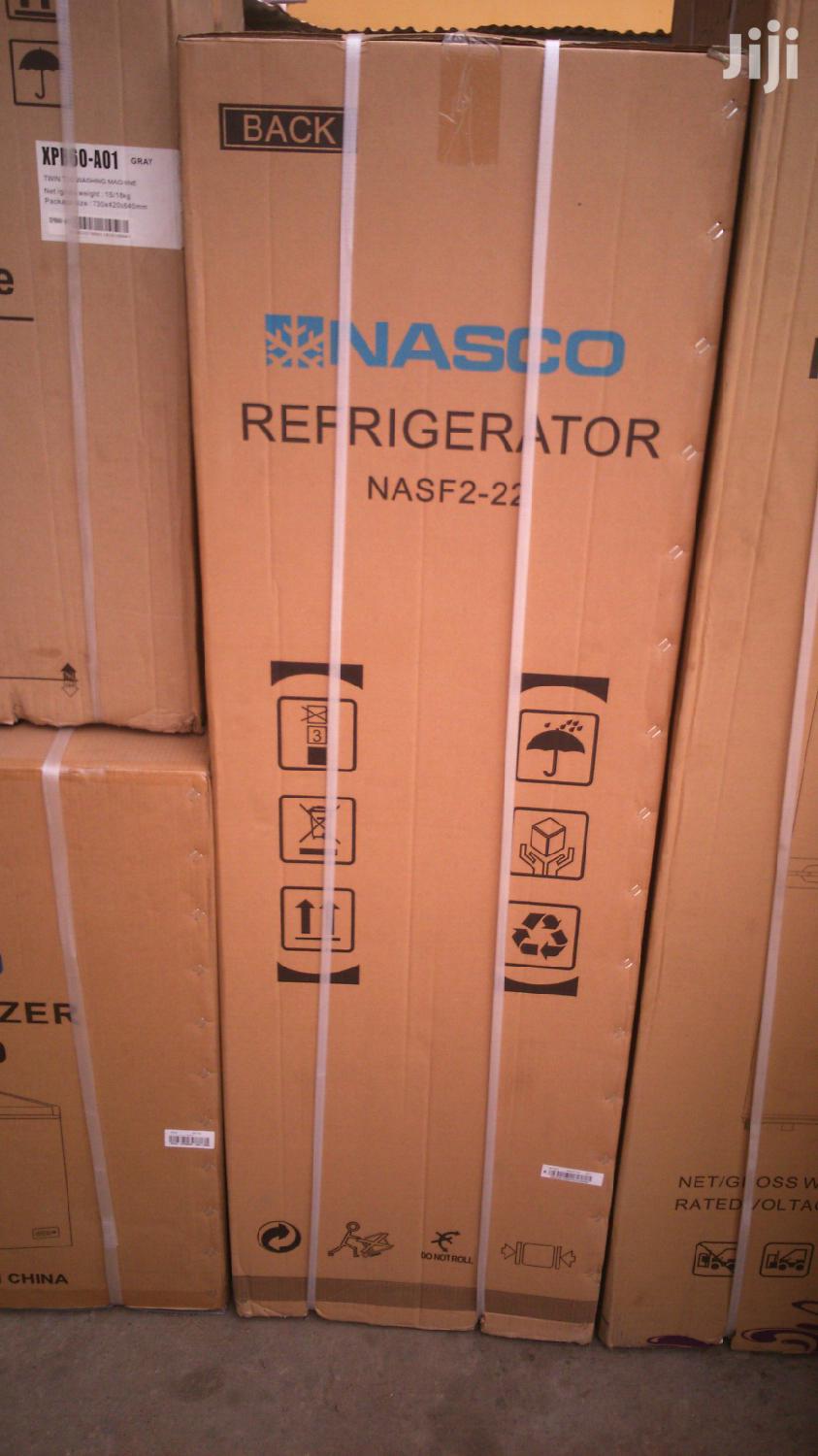 Nasco (Nasf2-22) Double Door Refrigerator–Bottom Freezer