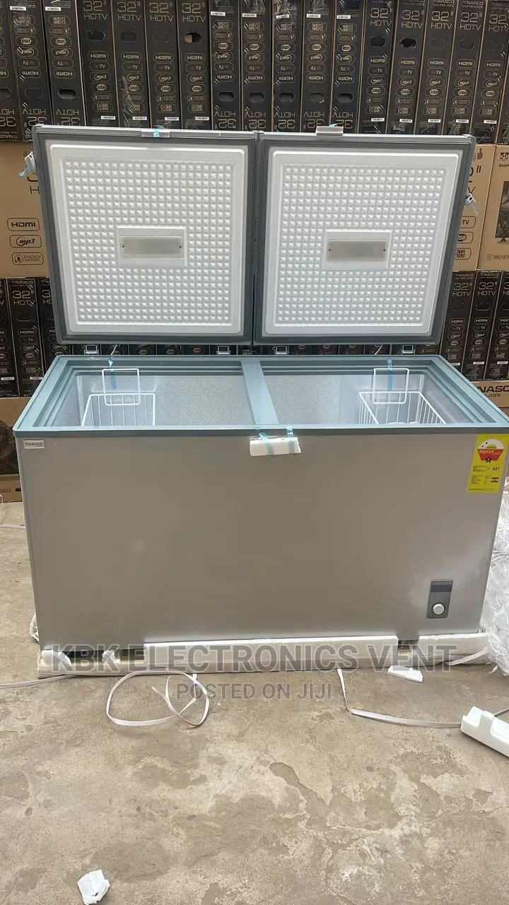 Pearl 400ltr Double Door Chest Freezers