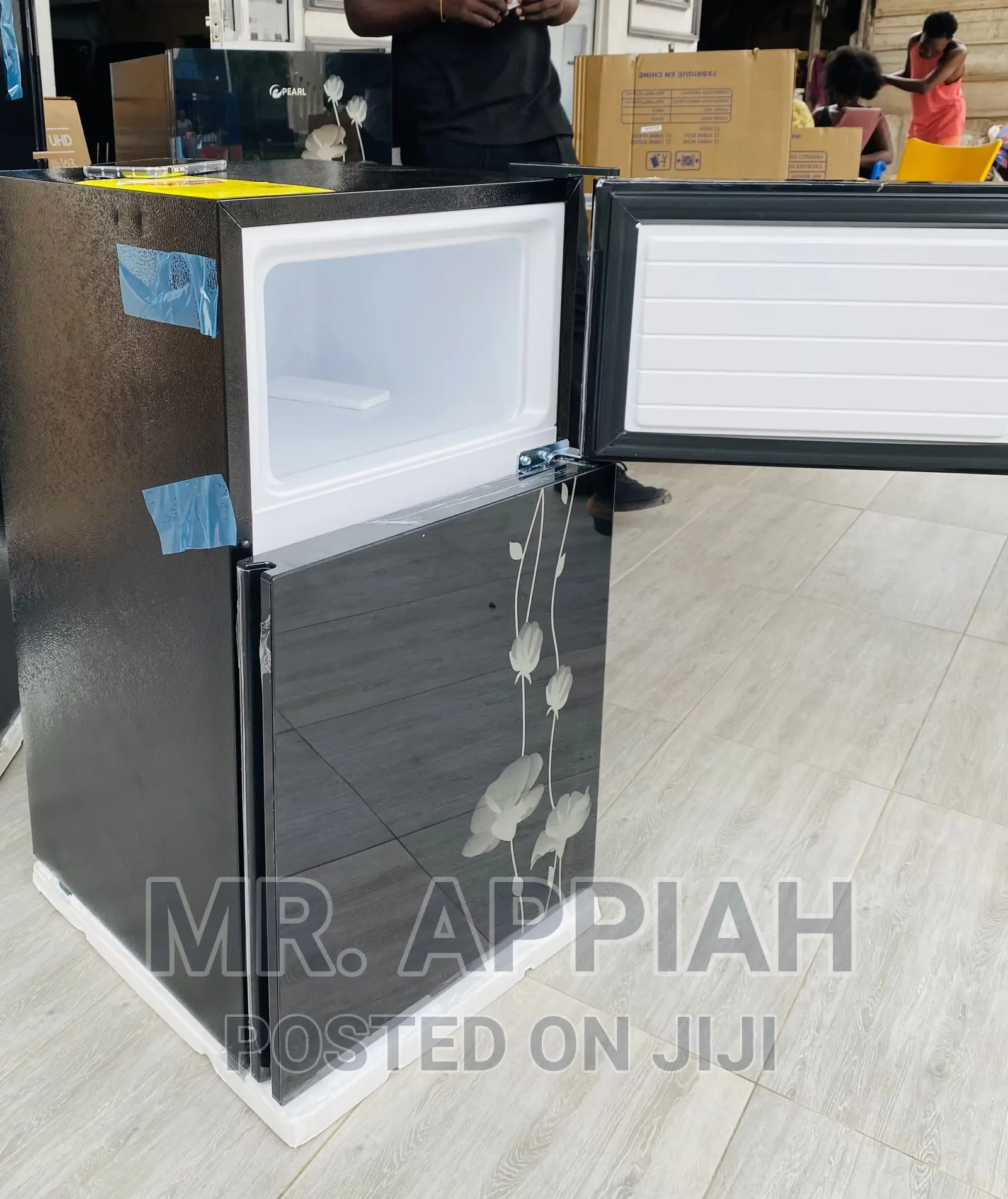 Shop High Quality Pearl Double Door Fridge(Black)PF-10t.