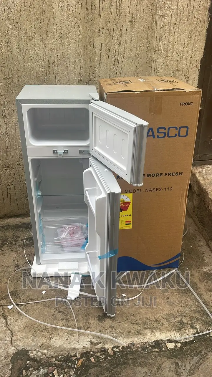 Quality_nasco Nasf2-110 Double Door Fridge With Top Freezer