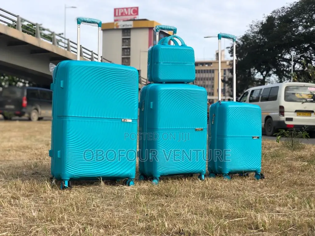 4piece Sets Luggage Expandable Suitcase Luggage (Green)