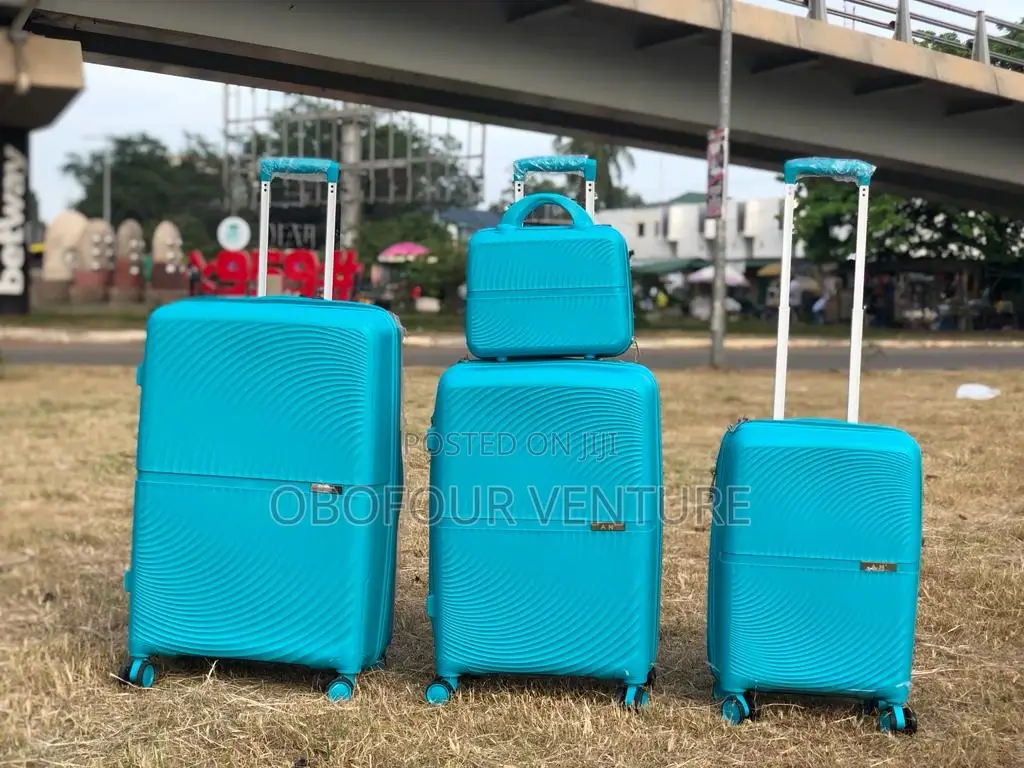 4piece Sets Luggage Expandable Suitcase Luggage (Green)