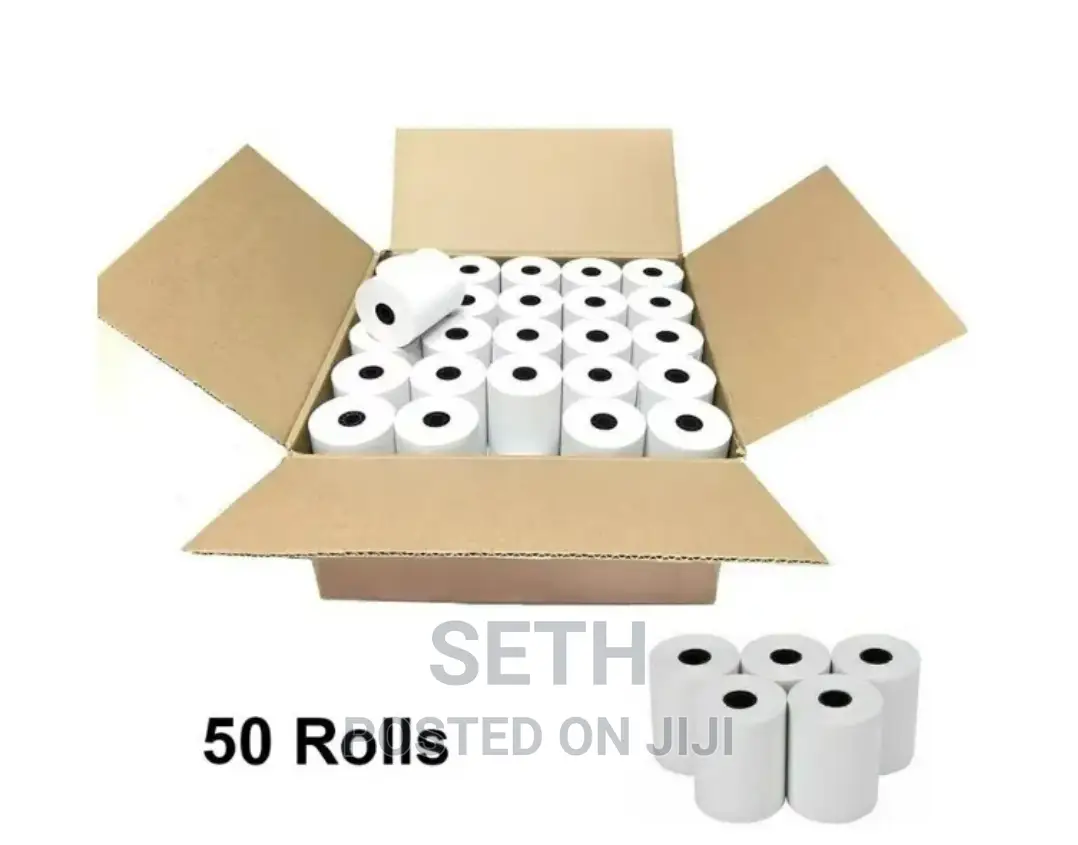 80x80mm Thermal Roll Paper for Receipt Printer 50pcs in Box