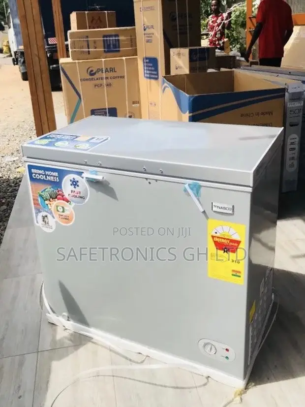 Electric Nasco Gray Singledoor 200 Liters Chestfreezer 