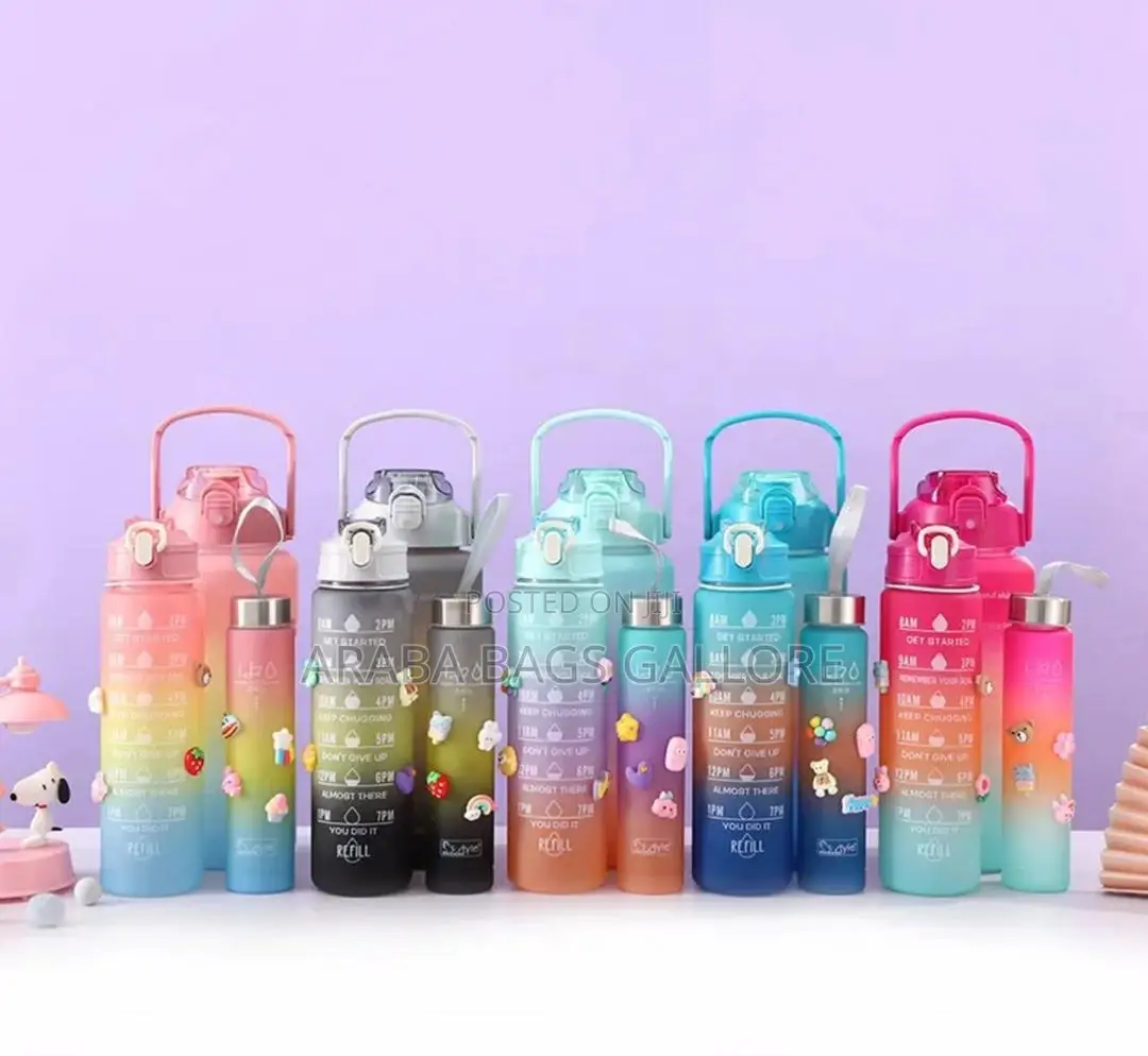 Non Breakable 3sets Water Bottle