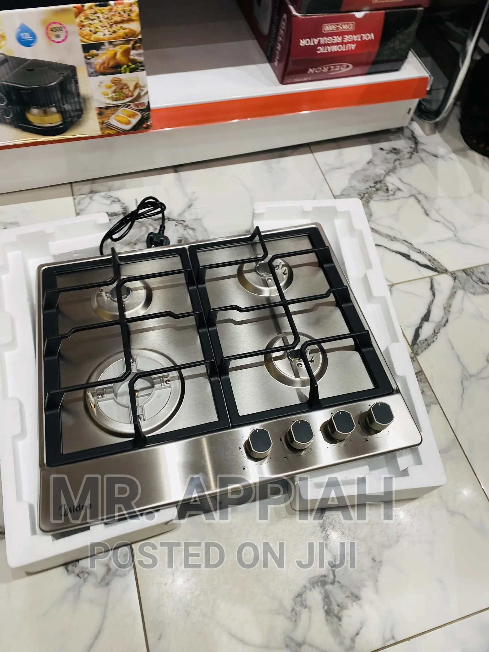 Efficient Midea 60G40ME 4 Gas Cooker Hob(Silver) 