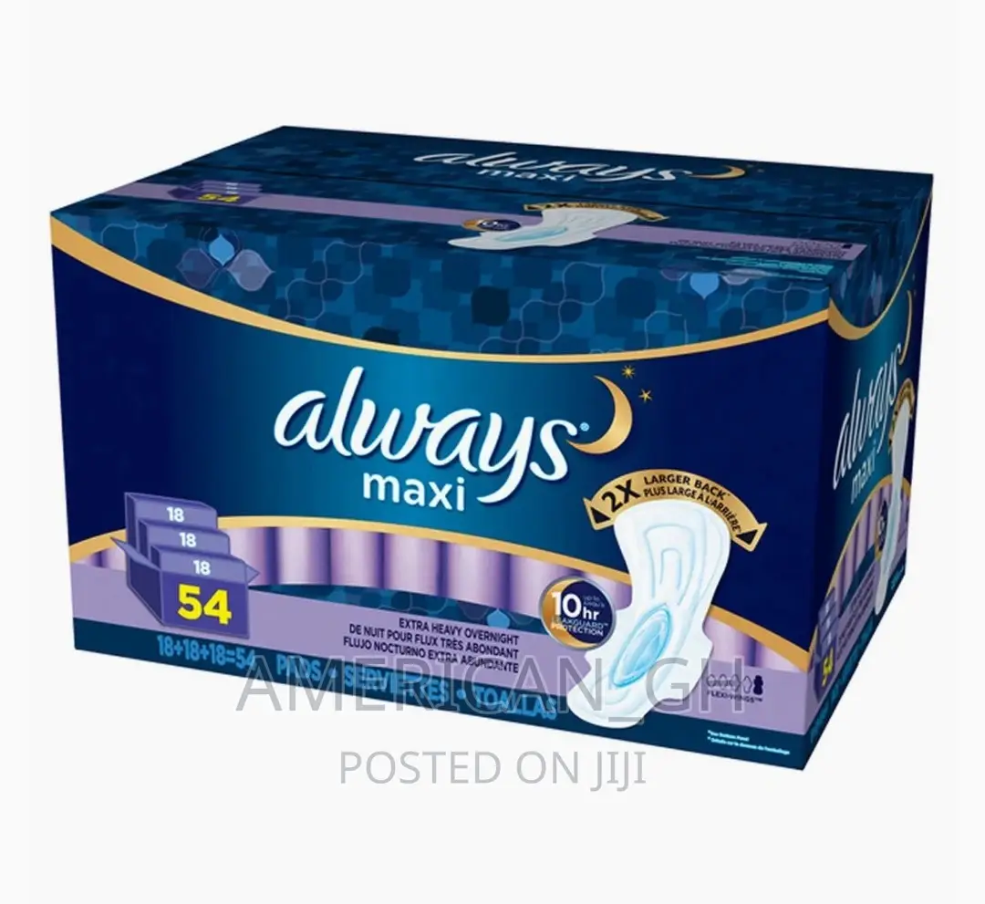 Always Maxi Overnight - Extra Heavy - 54 Count