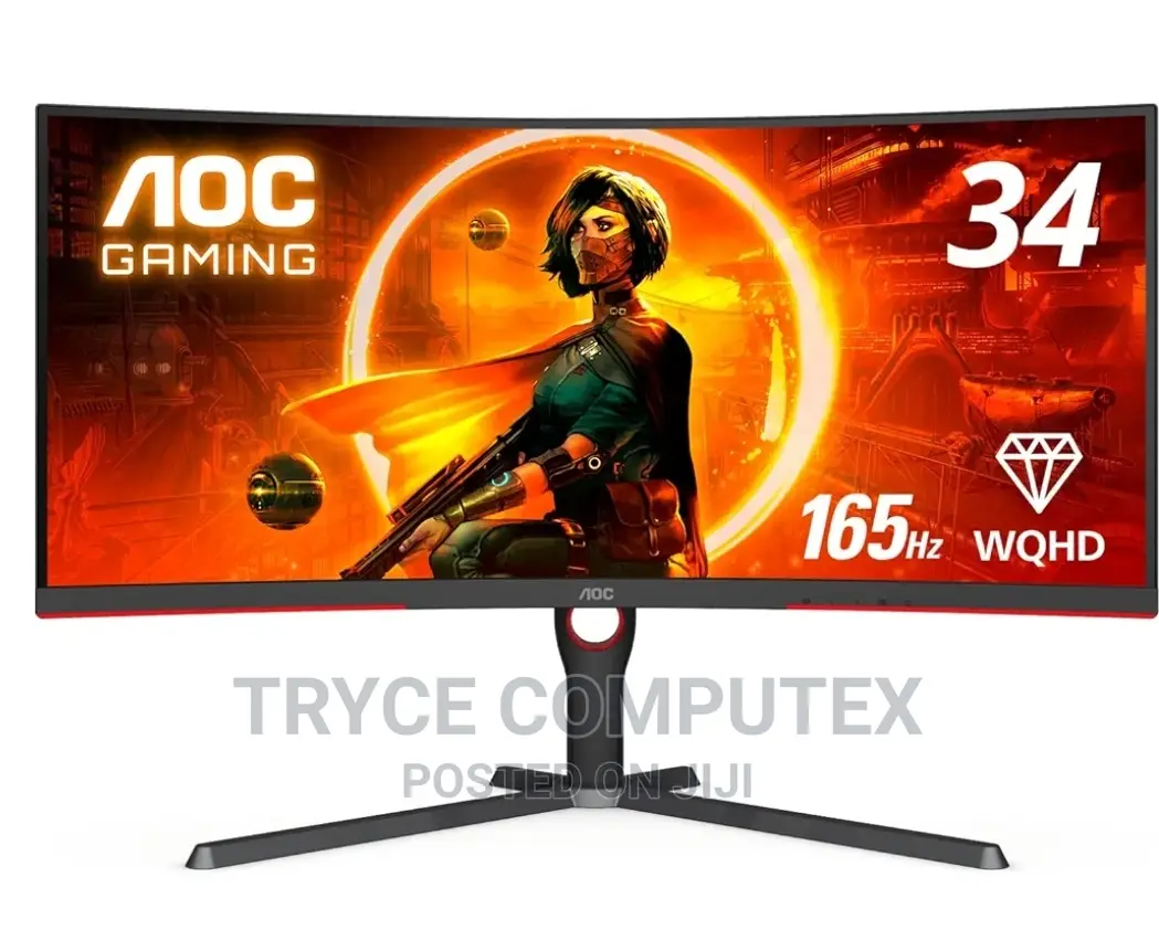 AOC 34inches Curved 165hz Monitor