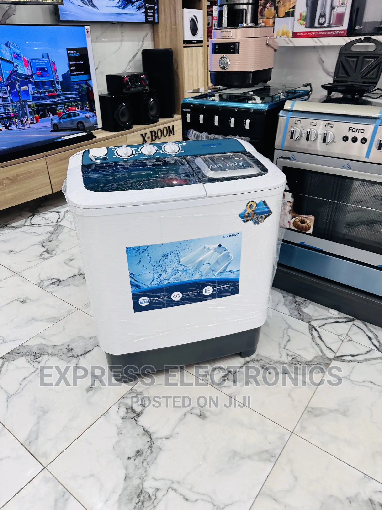 Ultra Modern Quietness Washing Machine Nasco 8kg Topload