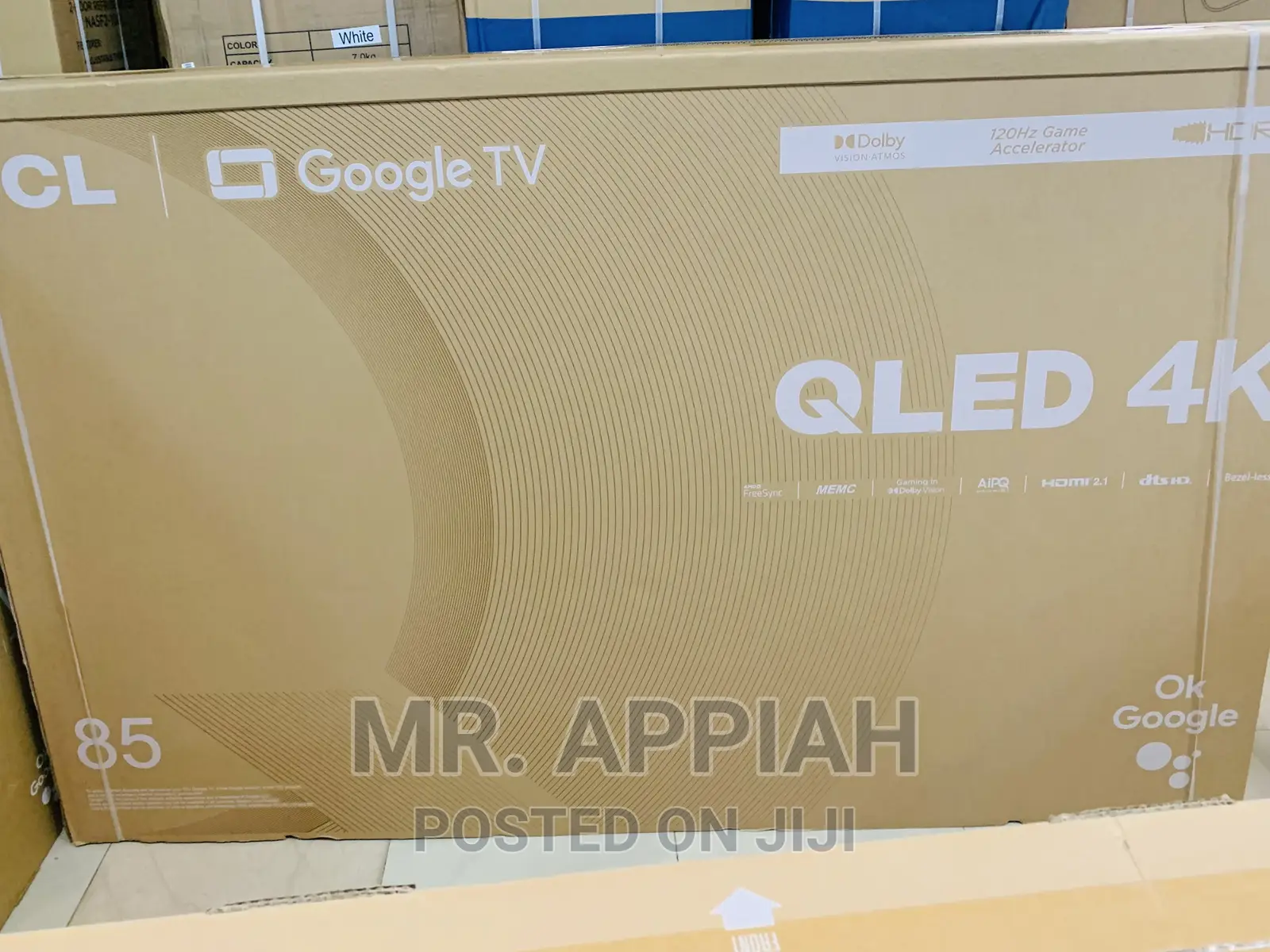 Shop Original TCL 85C645 85 Inch QLED Smart Tv(Black) 